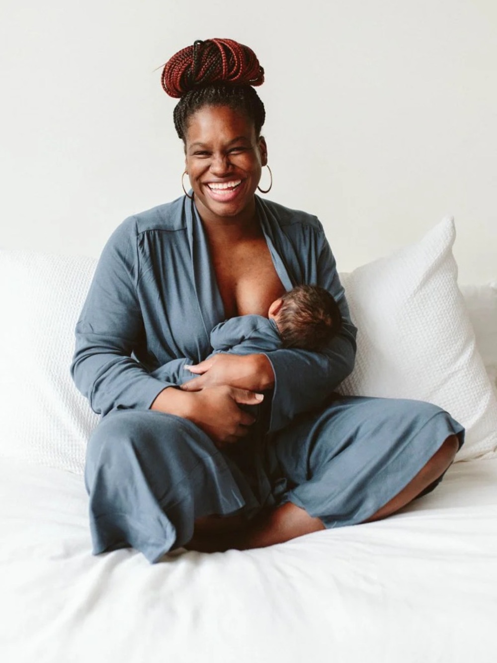 Goumi Maternity Robe - Picture 2 of 2